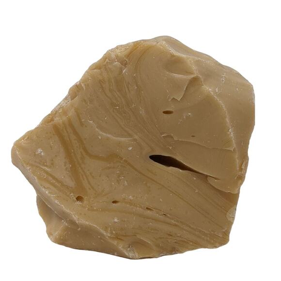 Carmel Chocolate Swirl Art Glass Cullet Layered Slag Glass #5XL159 - Picture 2 of 6